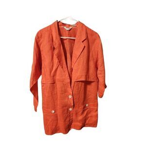 Toto N Ko S vintage style orange dress made in Honda kong